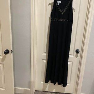 Patra Party Dress, size 14, Black with gold studs, zipper in back, wore once